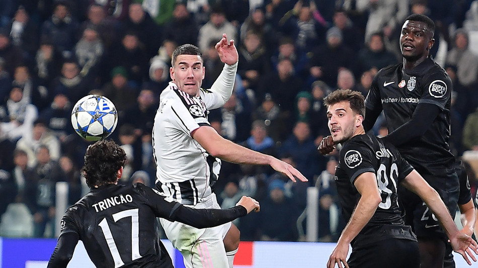 Champions: Juventus-Sporting Lisbona 1-1