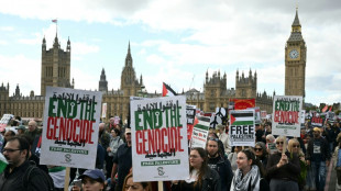 Royaume-Uni: plusieurs milliers de manifestants &agrave; une marche propalestinienne &agrave; Londres