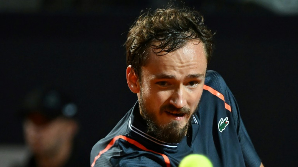 Rain dance Medvedev to face Rune for Italian Open title
