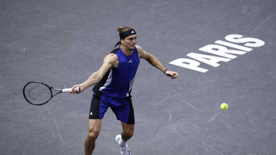 Tennis: Zverev in finale a Parigi-Bercy, torner&agrave; n.2 al mondo