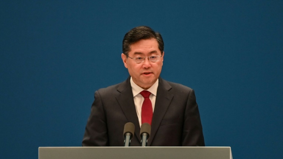 Baerbock empf&auml;ngt chinesischen Au&szlig;enminister Qin Gang in Berlin