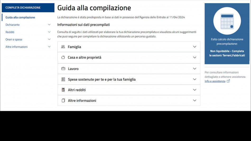 Precompilata al via, 730 disponibili sul sito delle Entrate da gioved&igrave;