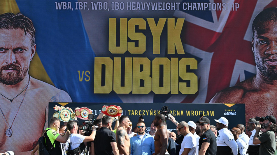 Pugilato: Mondiale massimi Usyk-Dubois, a Londra &egrave; gi&agrave; scontro