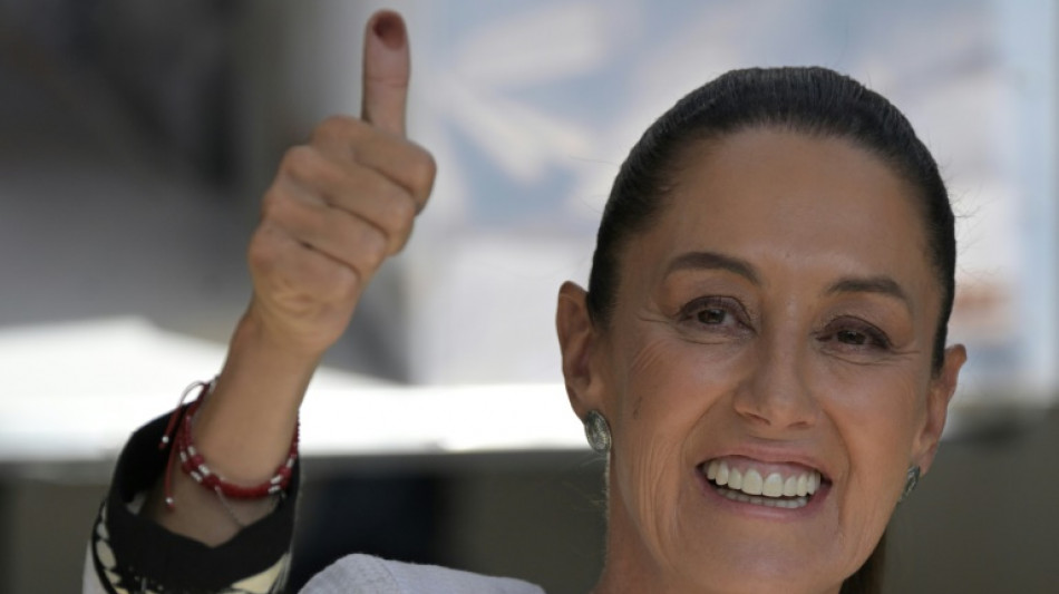 Teilergebnisse best&auml;tigen klaren Sieg von Regierungskandidatin Sheinbaum in Mexiko