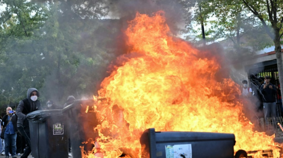 Sch&uuml;lerproteste in Frankreich: Heftige Ausschreitungen in vielen St&auml;dten