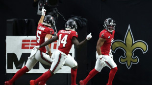 Falcons thump Saints 45-24 as New Orleans marks Katrina anniversary