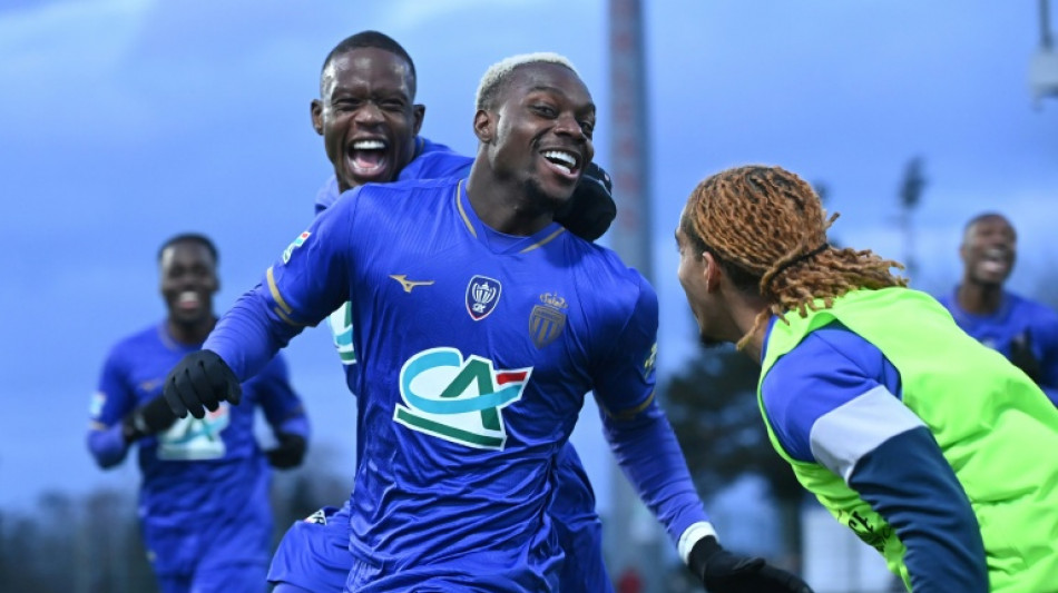 Monaco cling on with 10 men to avoid French Cup shock