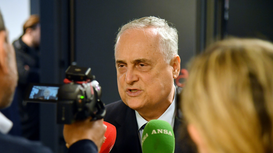 Lazio: Lotito, con questo spirito la squadra dar&agrave; soddisfazioni