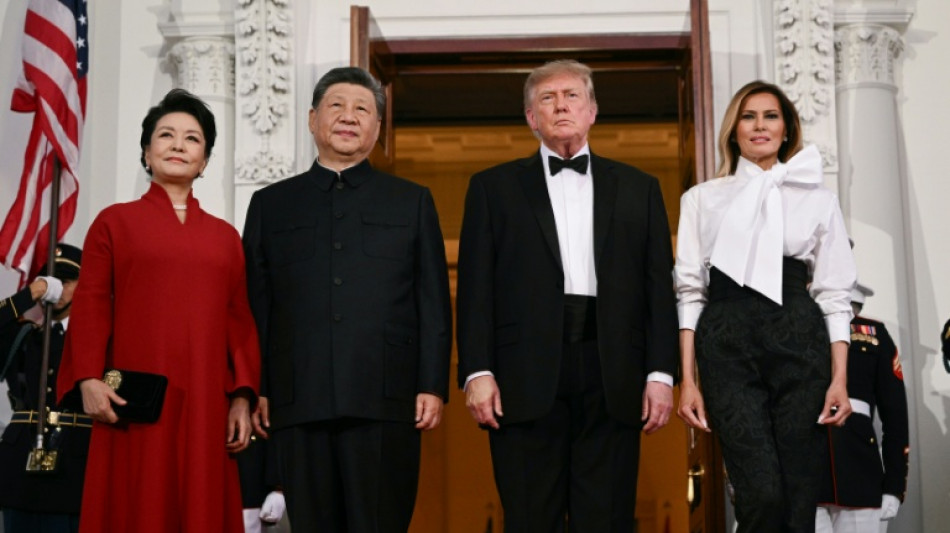 Pomp f&uuml;r Chinas Pr&auml;sidenten: Trump empf&auml;ngt Xi zu Staatsbankett im Wei&szlig;en Haus