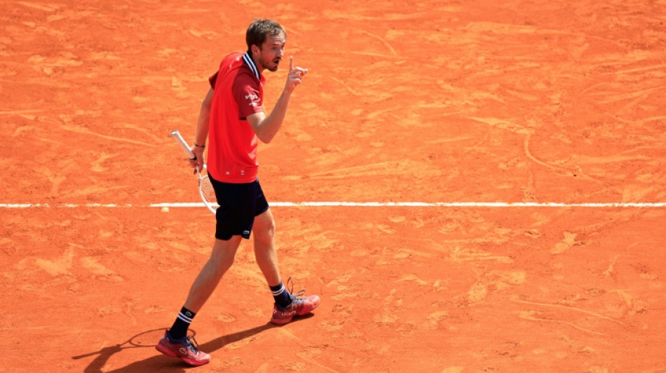 Furious Medvedev knocked out by Khachanov in Monte Carlo