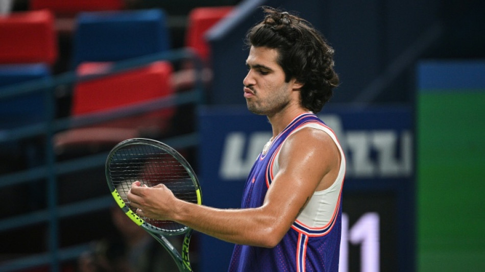 Tennis : coup d'arr&ecirc;t pour Alcaraz sorti au 3e tour de Shanghai