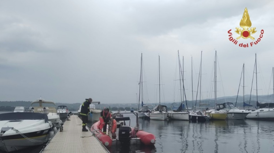 Cuatro muertos en un lago del norte de Italia al volcar una embarcaci&oacute;n