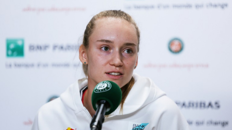 Roland-Garros: malade, la Kazakhe Rybakina, 4e mondiale, d&eacute;clare forfait