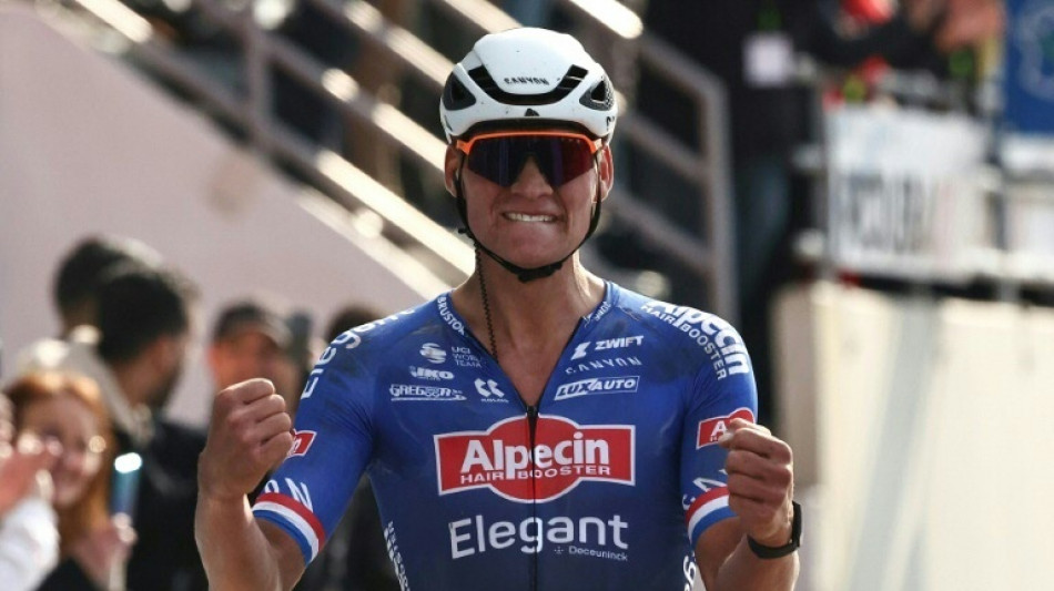 Van der Poel triumphs on Roubaix cobbles with 'good legs and good luck'