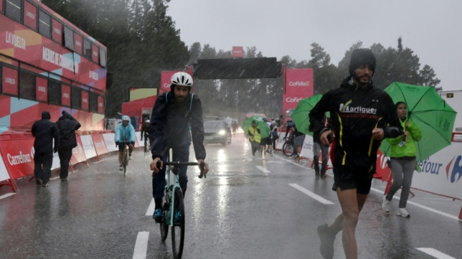Tour d'Espagne: 3e &eacute;tape annul&eacute;e, la gr&ecirc;le plus forte que Pogacar