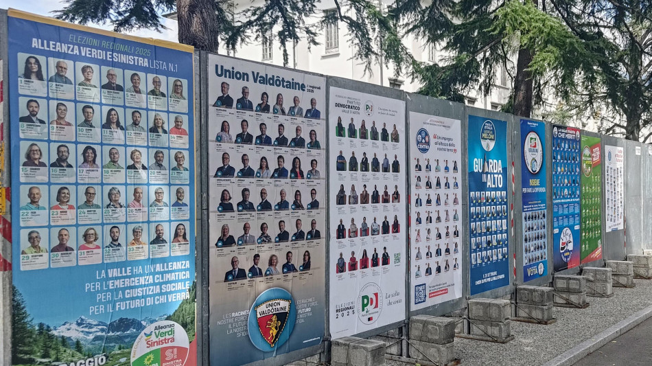 Regionali, in Valle d'Aosta ha votato il 62,98%