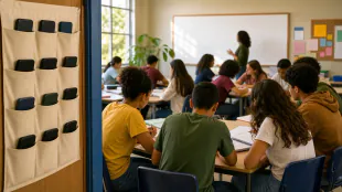 Restri&ccedil;&atilde;o a celulares alcan&ccedil;a 92% das escolas e gestores relatam mais aten&ccedil;&atilde;o