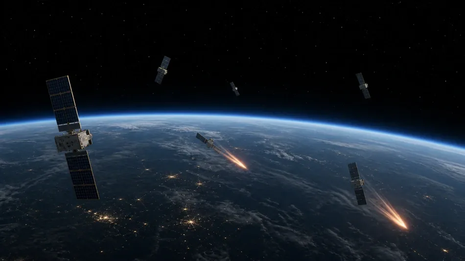 Les premiers satellites du r&eacute;seau russe Rassvet perdent pr&eacute;matur&eacute;ment de l&rsquo;altitude