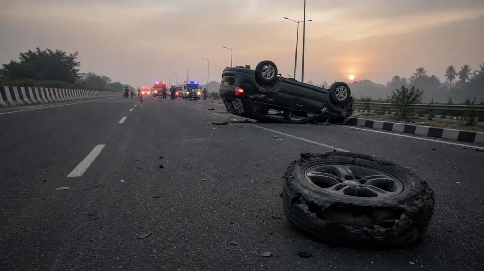 Three Students Die, Four Injured in Madurantakam Car Crash