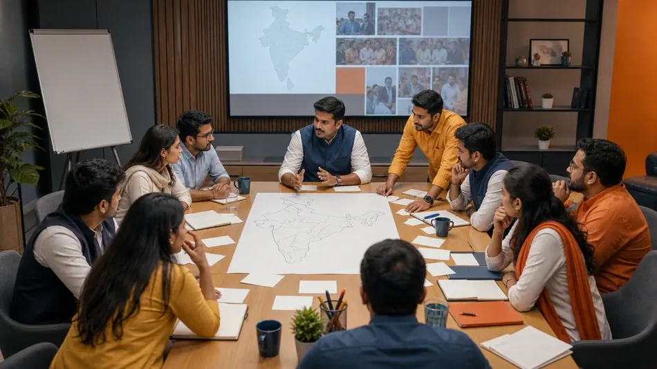 BJP Leadership Reviews Youth Outreach and Seven State Elections