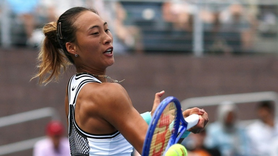 Olympic champion Zheng storms home to reach US Open last 16