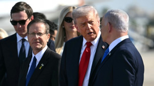 US-Pr&auml;sident Donald Trump in Tel Aviv gelandet