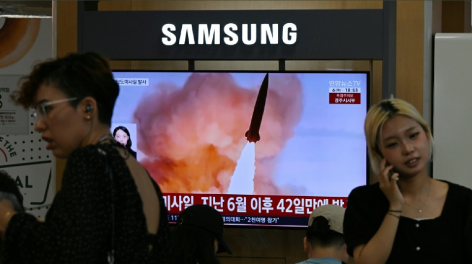 North Korea fires ballistic missile: South Korea military