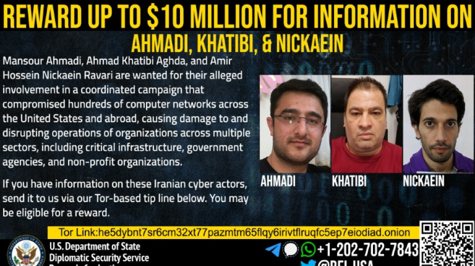 Trois hackeurs iraniens inculp&eacute;s aux Etats-Unis pour des attaques tous azimuts