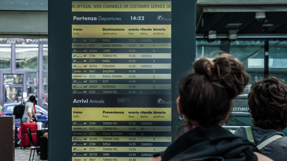 Sindacati, confermato il 6/5 lo stop di 8 ore dei ferrovieri