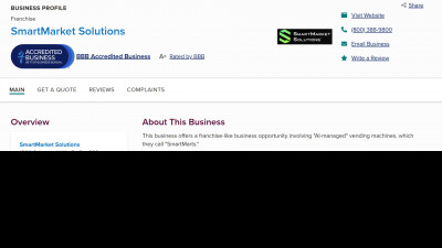 SmartMarket Solutions Announces Its BBB Accreditation with an A+ Rating