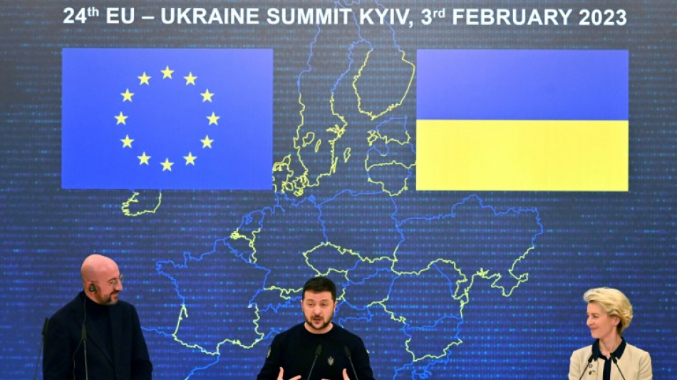 EU-Kommissionspr&auml;sidentin Ursula von der Leyen in Kiew angekommen 