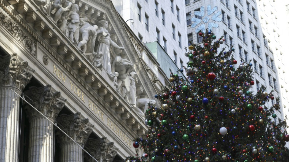 Wall Street stable avant No&euml;l