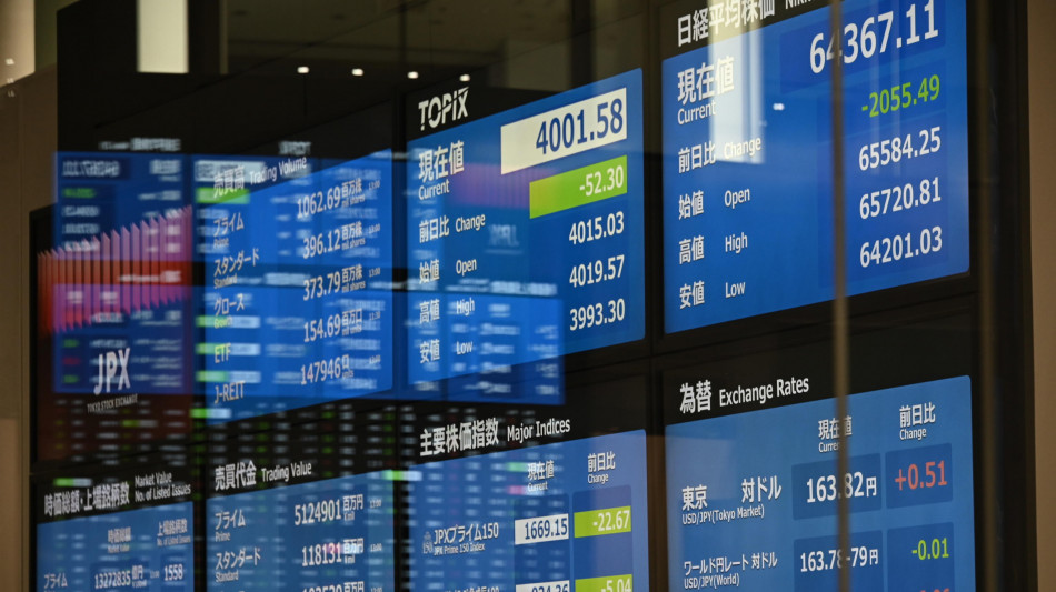Borsa: Asia brillante, ma future contrastati in Europa, Tokyo +2,4%
