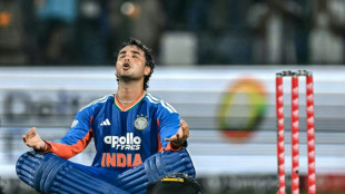 Abhishek hits record T20 ton as India post 221-7 against Afghanistan
