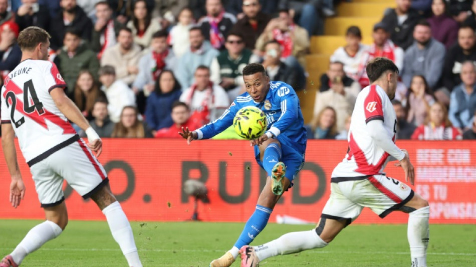 Espagne: Mbappé et le Real Madrid freinés par le Rayo Vallecano