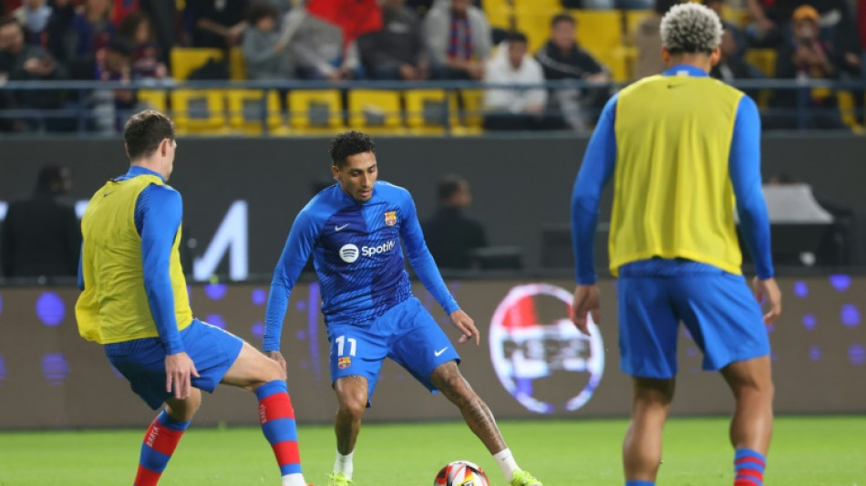 Raphinha, baja del Bar&ccedil;a para la final de la Supercopa contra el Real Madrid