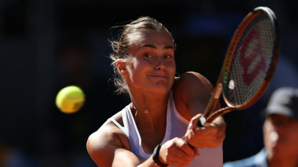 Sabalenka enjoys early birthday present with Madrid final spot