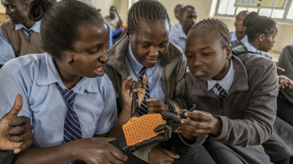 Kenyan start-up makes robotic limbs to sign for deaf kids