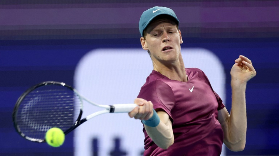 Sinner downs Alcaraz to set up Miami final with Medvedev